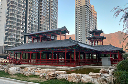 張家口市境門(mén)華府仿古景觀(guān)工程2020年