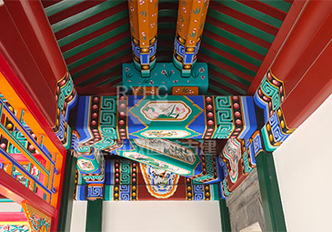 四合院建筑的彩畫