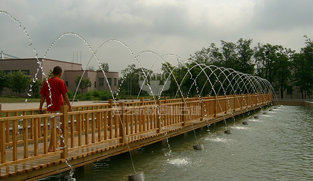 北京防化學(xué)院波光噴泉