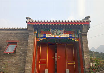 四合院建筑的油飾